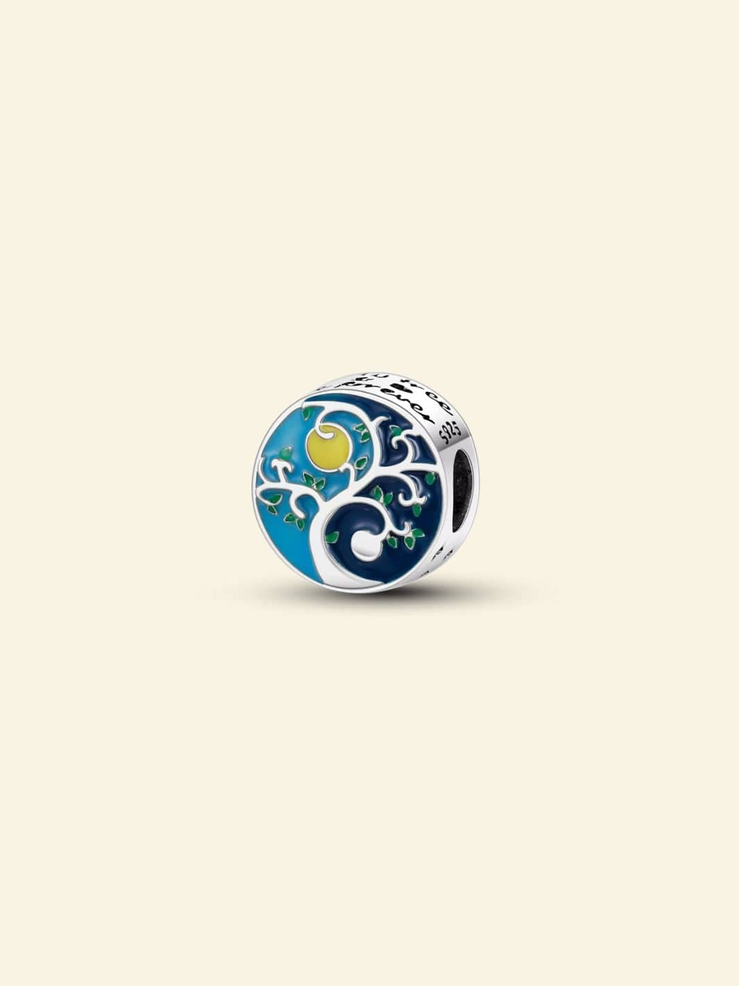 Arbre de Vie Pandora Charm Plaqué argent