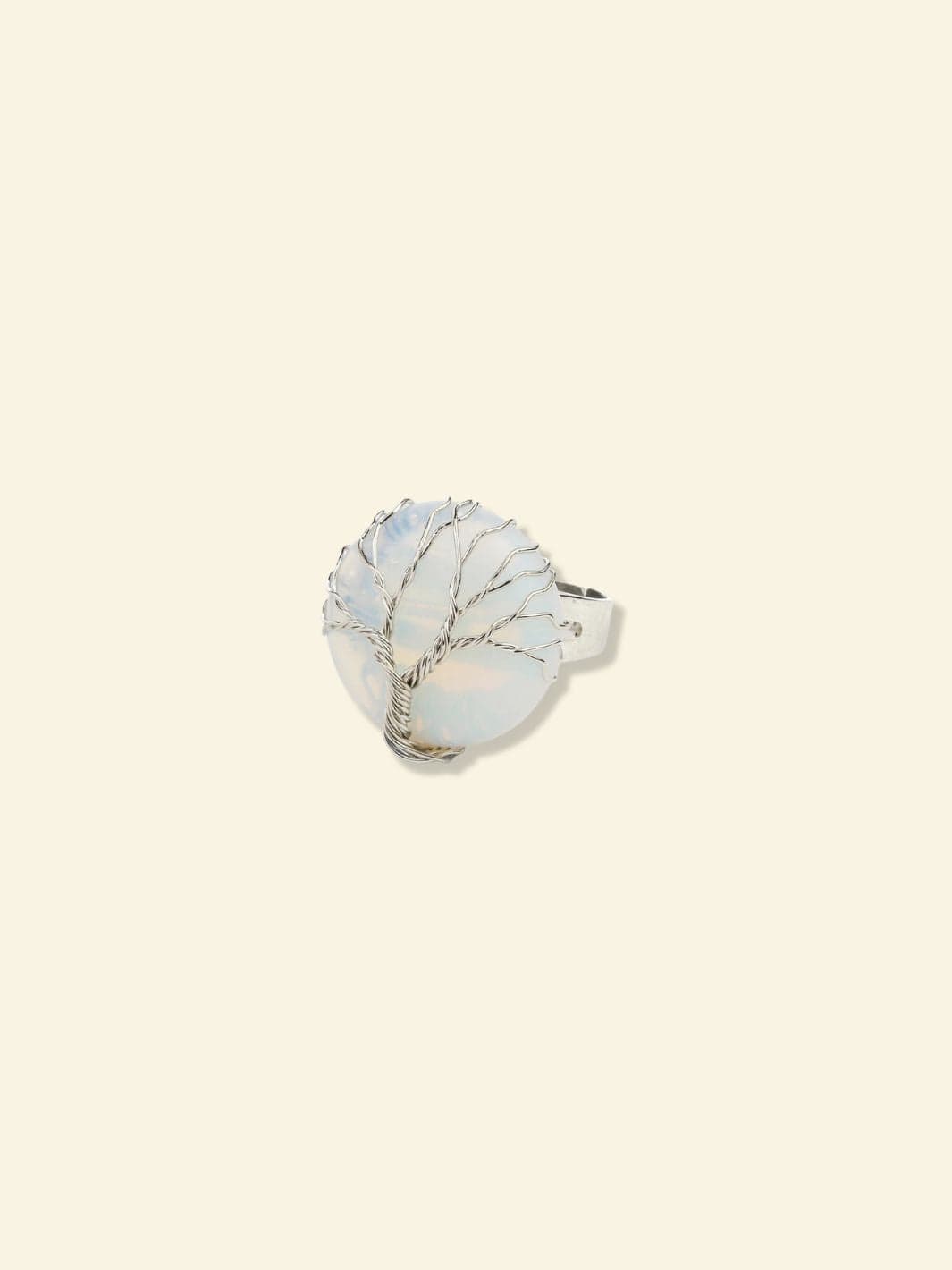 Bague Arbre de Vie Pierre Précieuse Opale
