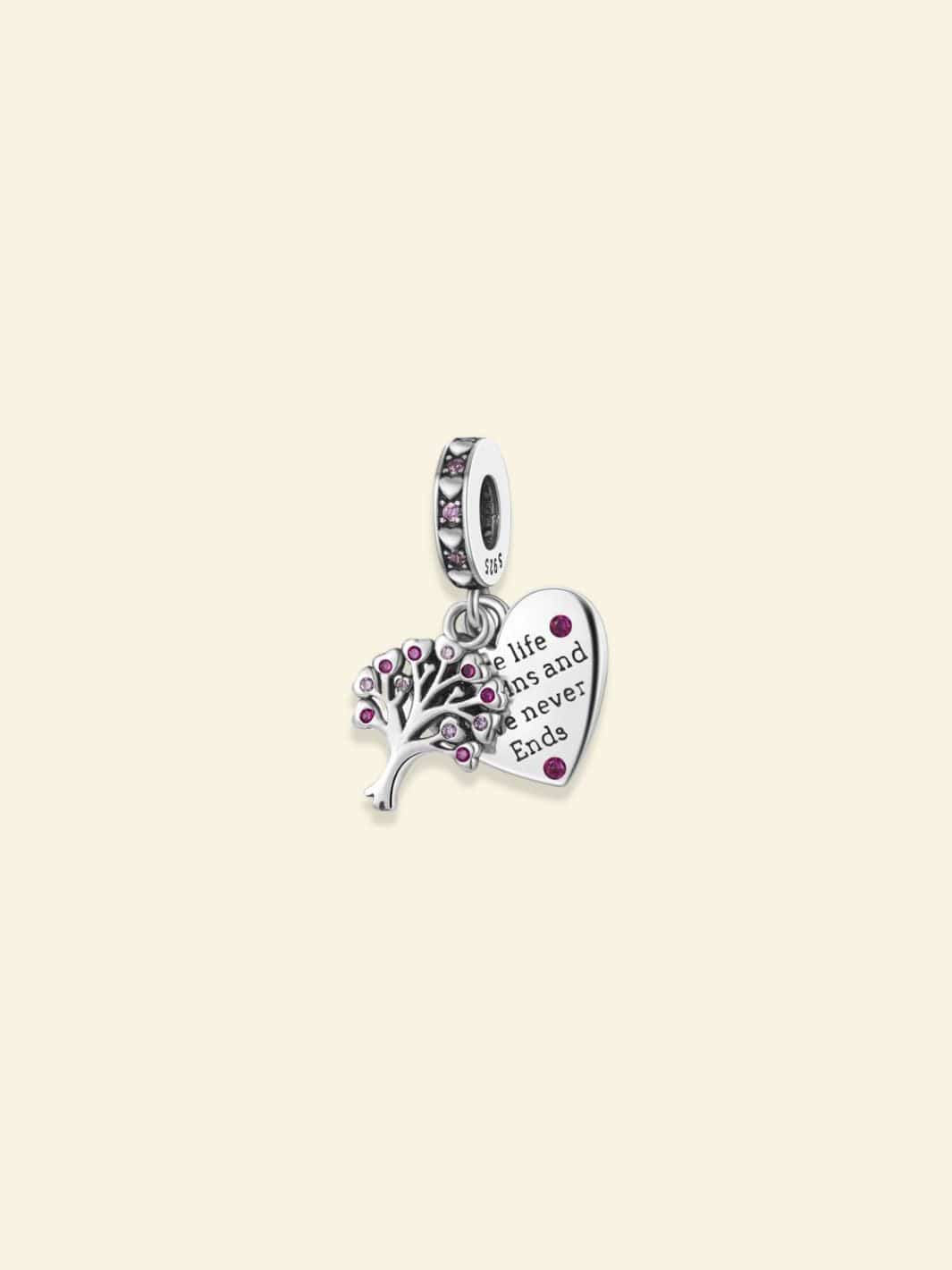 Charme Arbre de Vie Argent 925