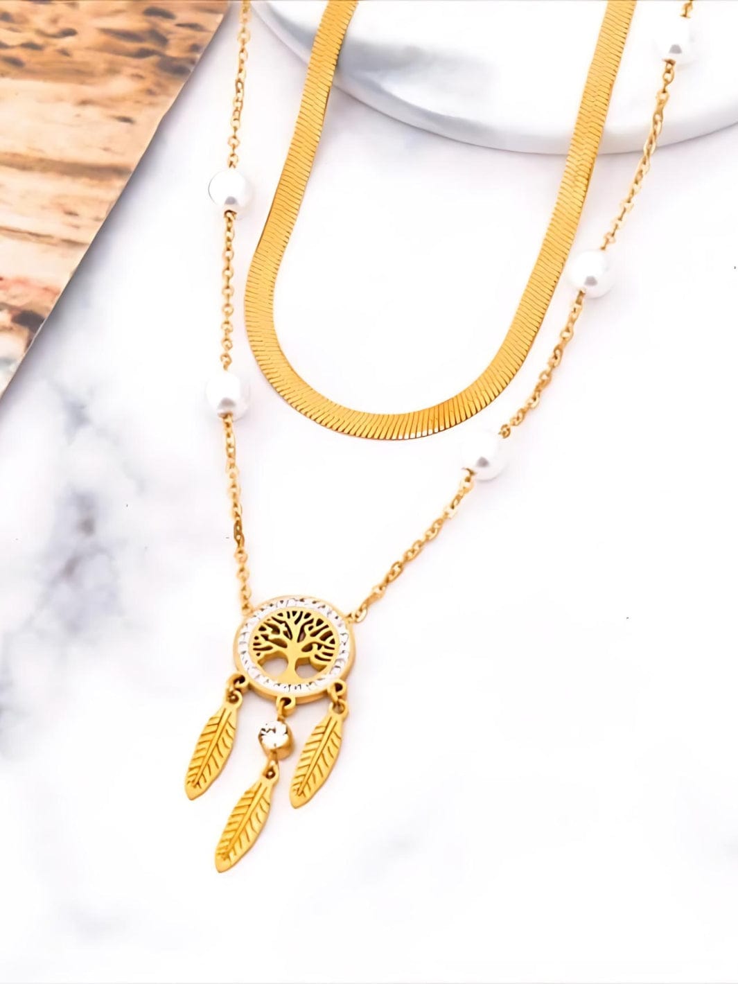 Collier Arbre de Vie Perle