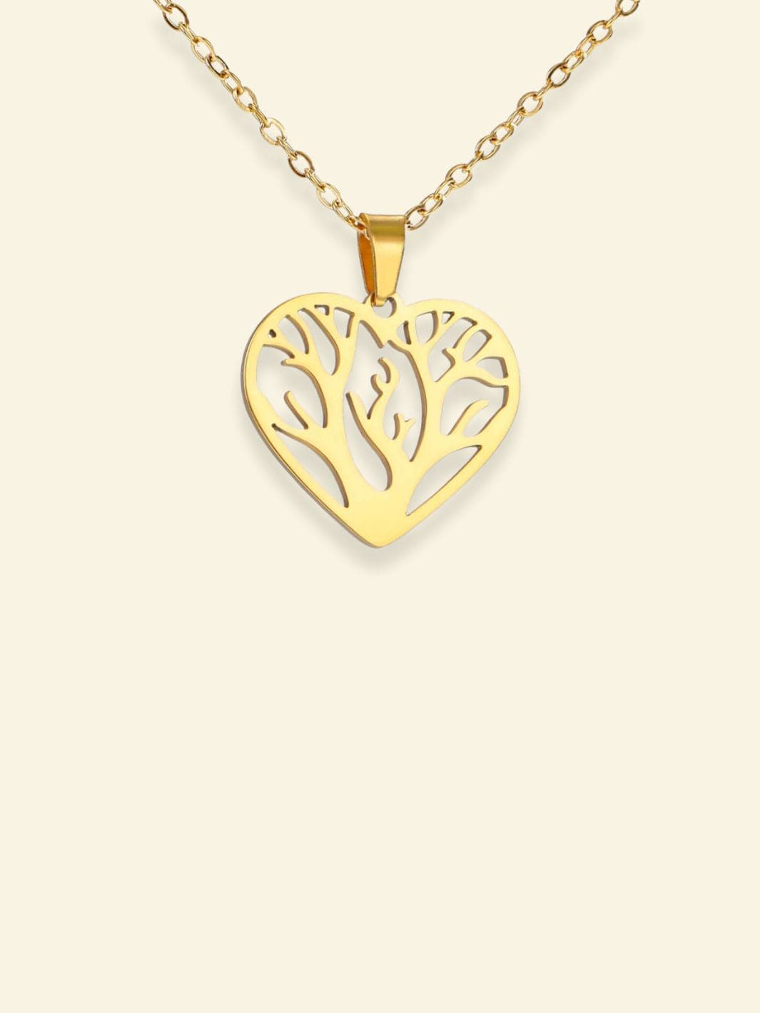 Collier avec Arbre de Vie Doré