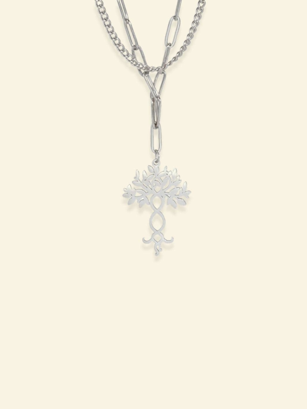 Collier Porte Bonheur Argent