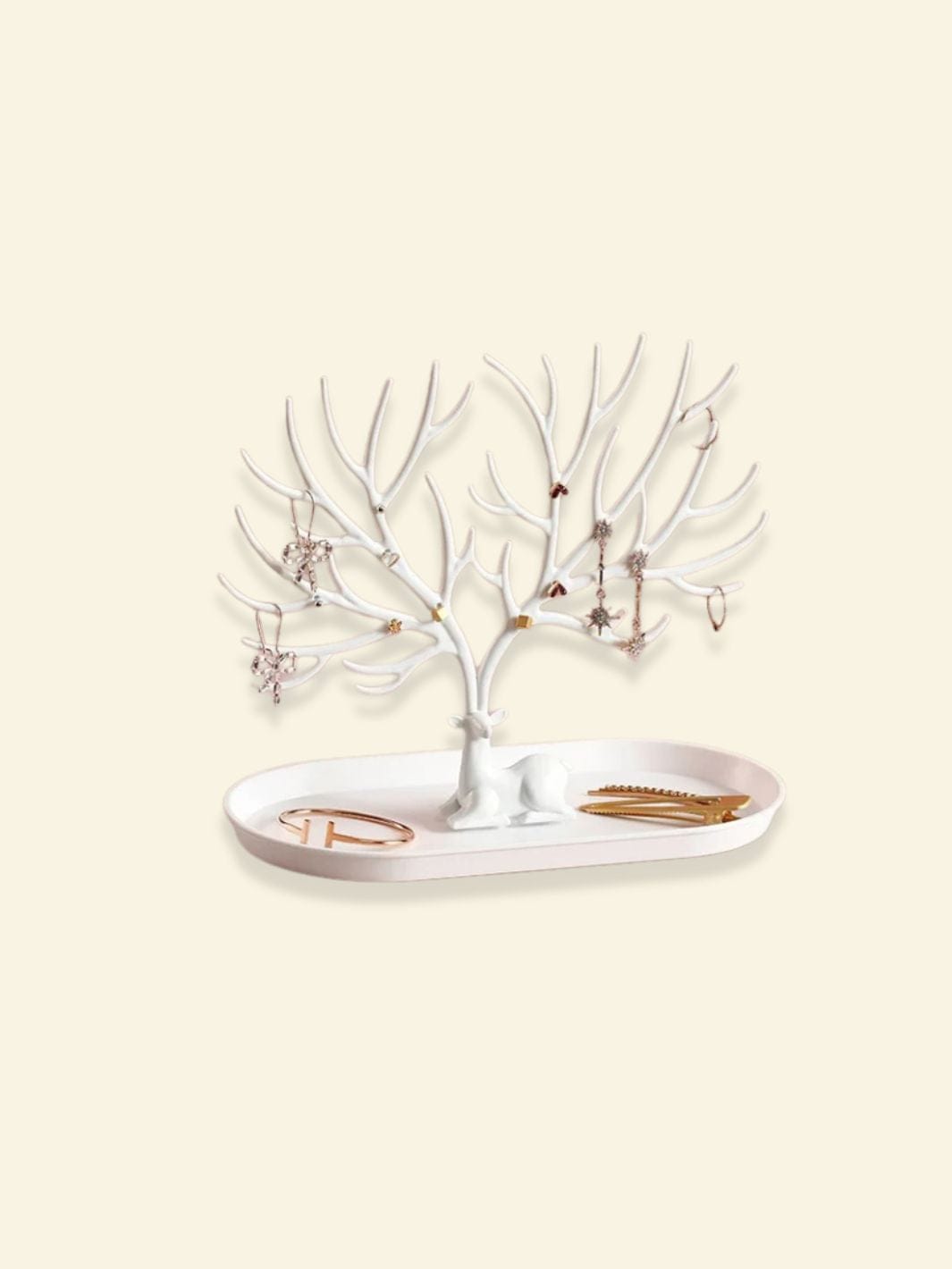 Présentoir à Bijoux Arbre de Vie Blanc 3