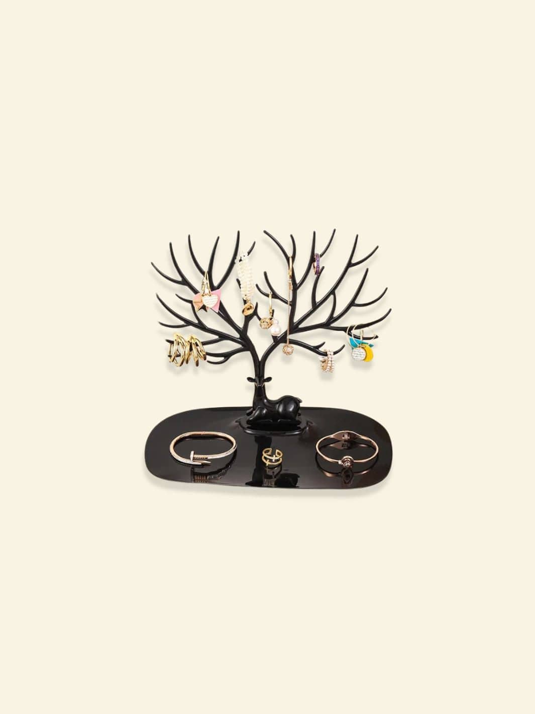 Présentoir à Bijoux Arbre de Vie Noir