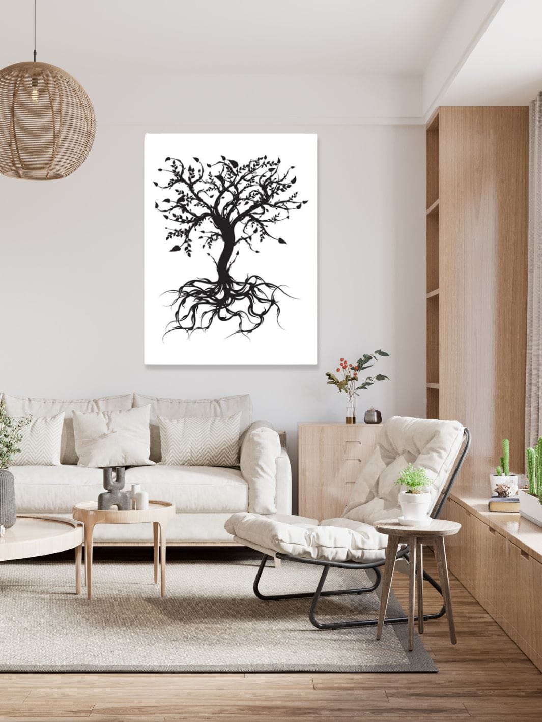 Tableau Arbre de Vie "Contrastes de Vie" | L'Unique Arbre de Vie