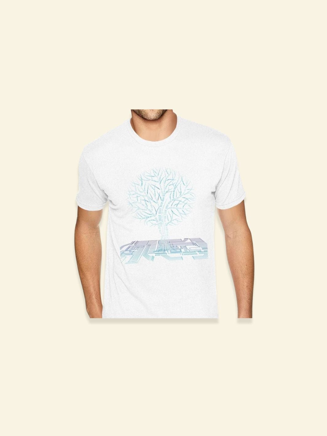 Tee-shirt Arbre de Vie Blanc / S