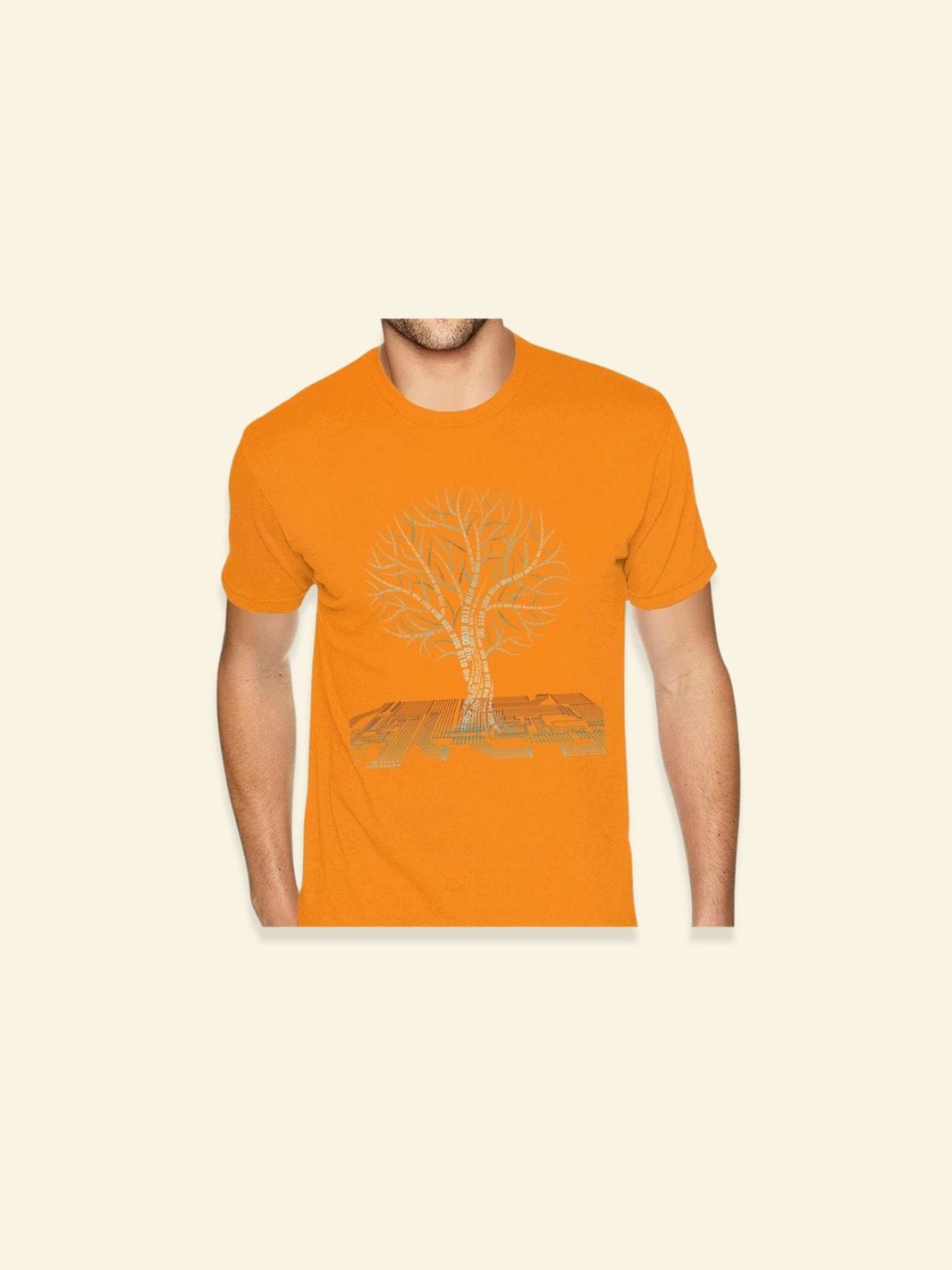 Tee-shirt Arbre de Vie Orange / S