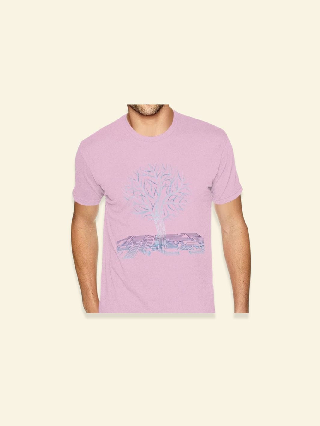 Tee-shirt Arbre de Vie Rose / S