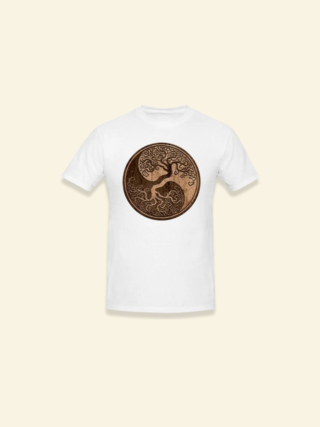Tee-Shirt Homme Arbre de Vie Blanc / S