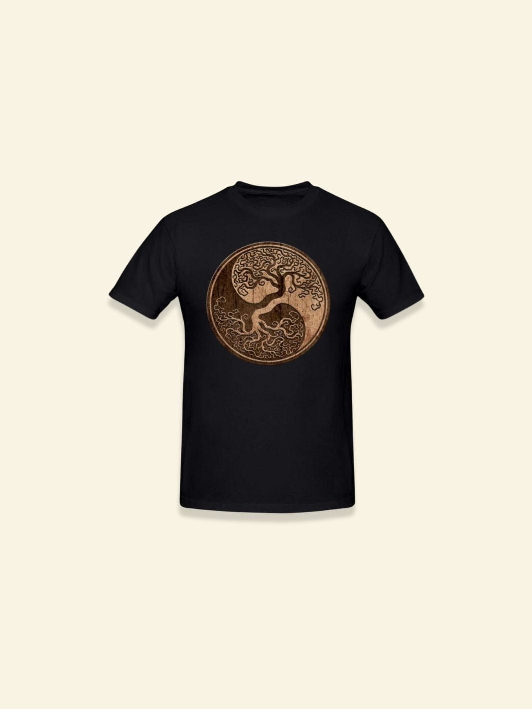 Tee-Shirt Homme Arbre de Vie Noir / S
